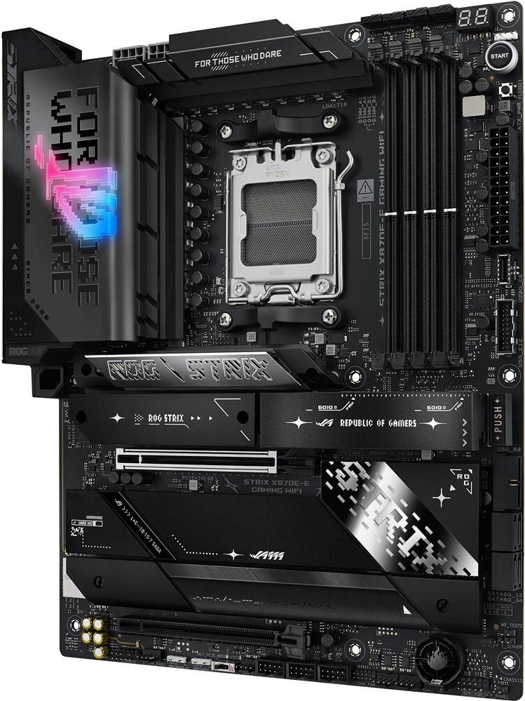 Купить ASUS ROG STRIX X870E-E GAMING WIFI ATX Mainboard - AM5 - 192 GB DDR5 (90MB1IB0-M0EAY0) в магазине wardena.ru