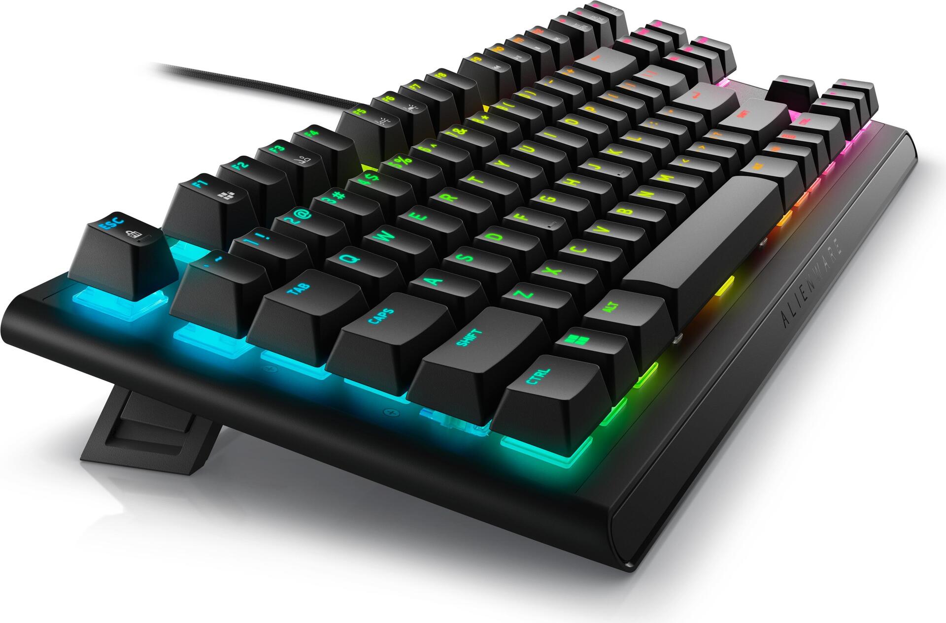 Купить Dell Alienware AW420K - Tastatur - Ohne Zehnertastatur - hintergrundbeleuchtet - USB - Tastenschalter: CHERRY MX Red - Dark Side of the Moon - retail - Box (AW420K-B-WW) в магазине wardena.ru
