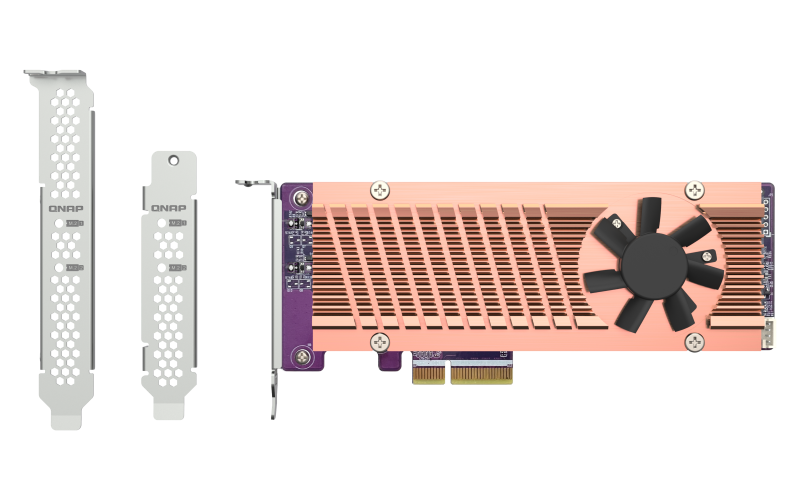 Купить QNAP QM2-2P-344A - Speicher-Controller - M.2 - PCIe - Low-Profile - PCIe 3.0 x4 (QM2-2P-344A) в магазине wardena.ru