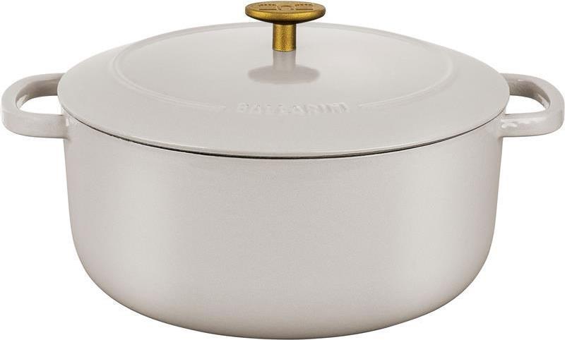 Купить BALLARINI BELLAMONTE runder Topf aus Gusseisen 75003-552-0 - 5,5 LTR Elfenbein Knochen (75003-552-0) в магазине wardena.ru