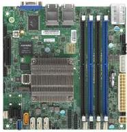 Купить SUPERMICRO A2SDi-4C-HLN4F - Motherboard - Mini-ITX - Intel Atom C3558 - USB 3.0 - 4 x Gigabit LAN - Onboard-Grafik (MBD-A2SDI-4C-HLN4F-O) в магазине wardena.ru