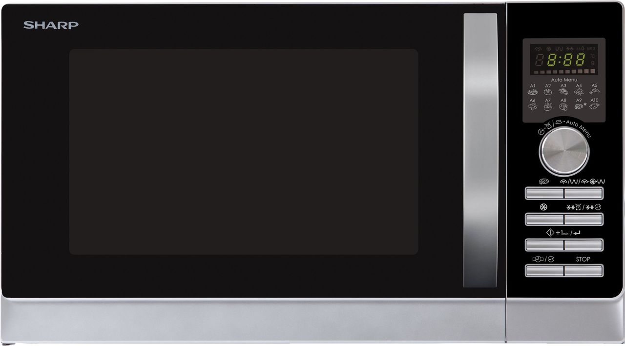 Купить Sharp Home Appliences R843INW Kombi-Mikrowelle 25l 900W Silber Mikrowelle (2182185) в магазине wardena.ru