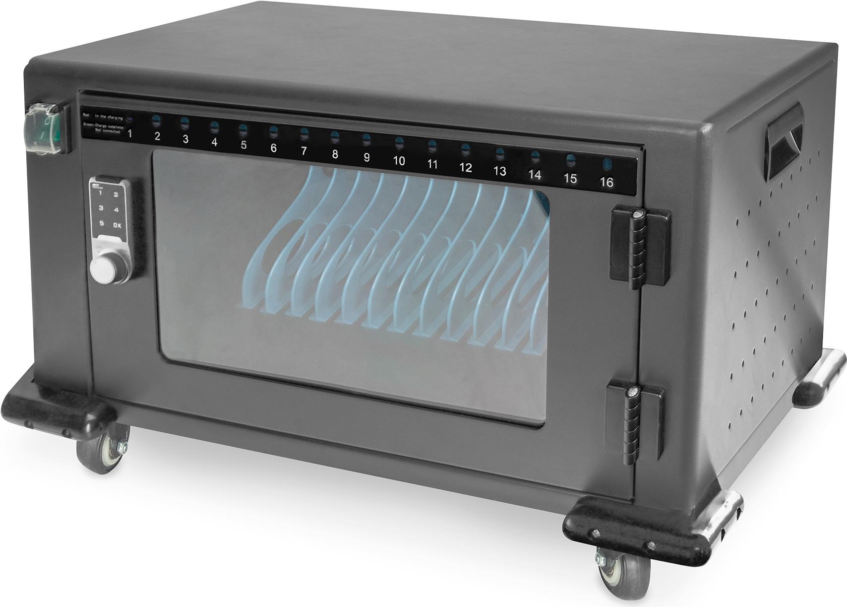 Купить Digitus Mobiler Ladeschrank für Tablets bis 14 Zoll - Schrank zur Verwaltung tragbarer Geräte - Schwarz - Tisch/Bank - Flur - 33 cm - Einzelbild - Seitenöffnung (DN-45007) в магазине wardena.ru