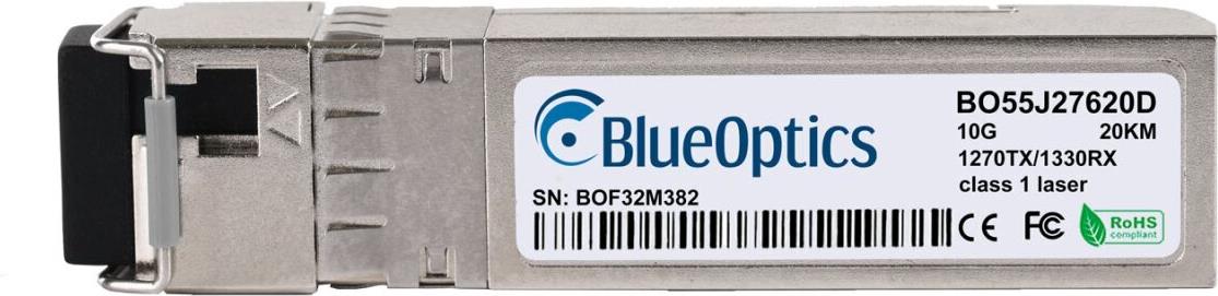 Купить Kompatibler Ubiquiti Networks UF-SM-10G-S-1270-20 BlueOptics BO55J27620D SFP+ Bidi Transceiver, LC-Simplex, 10GBASE-BX-U, Singlemode Fiber, TX1270nm/RX1330nm, 20KM, DDM, 0°C/+70°C (UF-SM-10G-S-1270-20-BO) в магазине wardena.ru