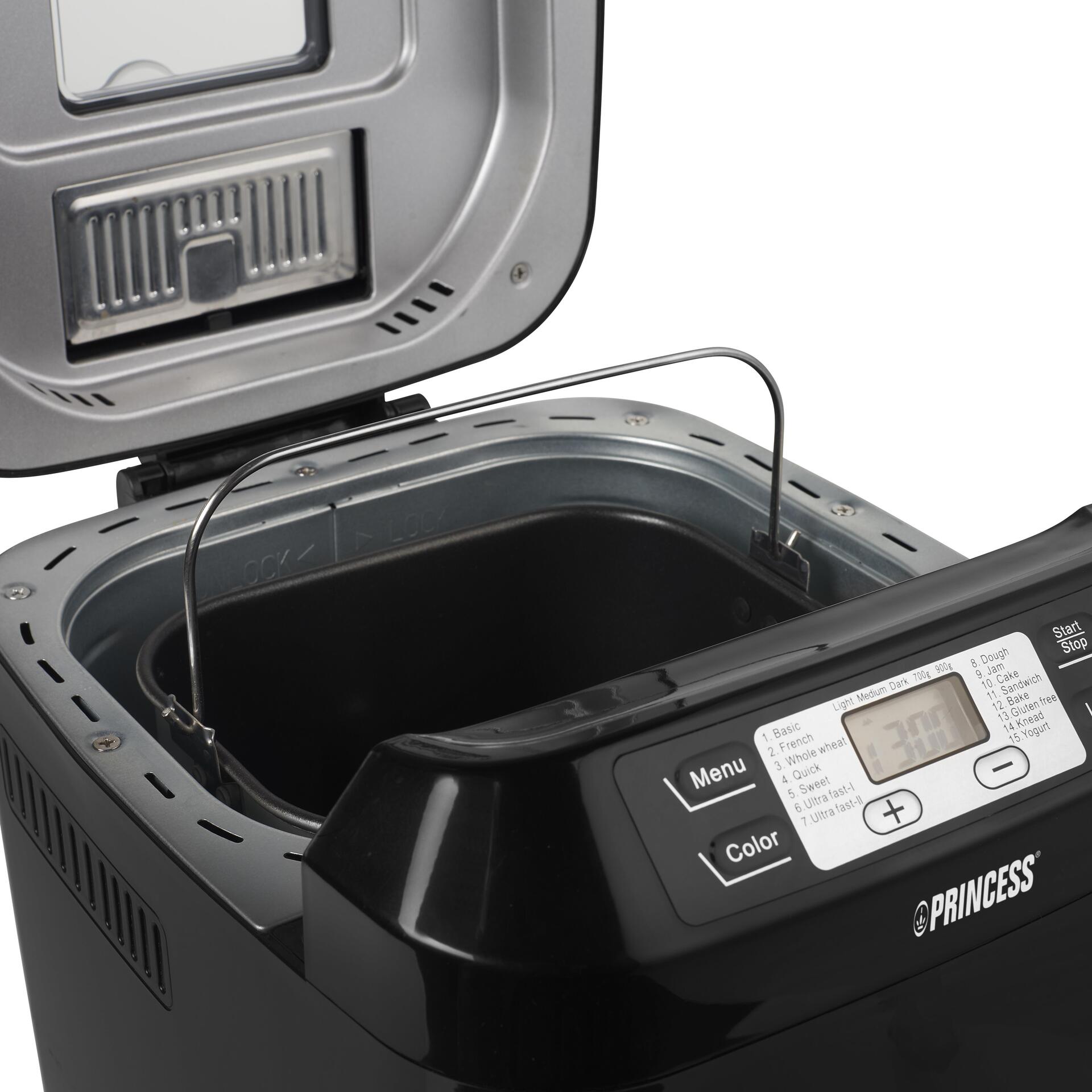 Купить Princess 152010 Brotbackautomat - 907,2 g - Startzeitvorwahl - Bullauge - Timer - Variable einstellbare Krustenbräunung - Warmhaltefunktion (01.152010.01.001) в магазине wardena.ru