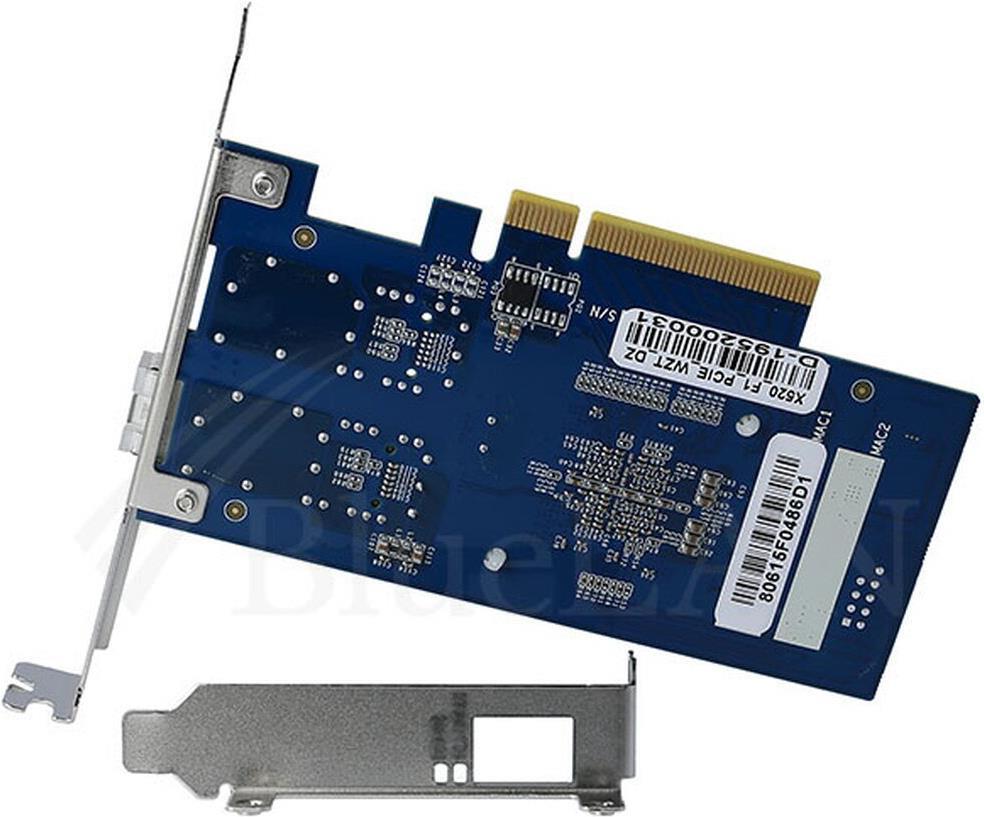 Купить BlueLAN Converged Network Adapter X520-DA1, Ethernet, FCoE, 10GbE Single Port SFP+, Chipsatz: Intel 82599, PCIe 2.0, x8 Lane, Betriebssystem: Windows, Linux, FreeBSD, Virtualisierung: VMware ESXi, Microsoft Hyper-V,KVM u (BLCNADAC01) в магазине wardena.ru