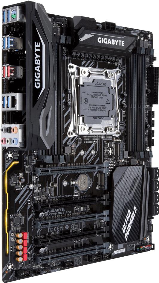 Купить Gigabyte X299 UD4 Pro - 1,0 - Motherboard - ATX - LGA2066 Socket - X299 - USB 3,1 Gen 1, USB 3,1 Gen 2 - Gigabit LAN - HD Audio (8-Kanal) (X299 UD4 PRO) в магазине wardena.ru