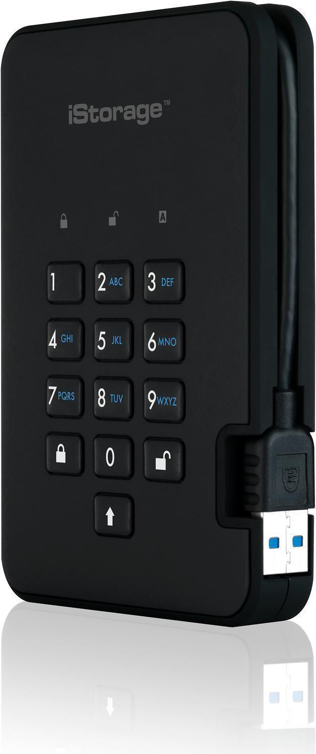 Купить iStorage diskAshur² - SSD - verschlüsselt - 8 TB - extern (tragbar) - USB 3.1 - FIPS 140-2 Level 3, FIPS 197, 256-bit SHA, 256-bit AES-XTS - Phantomschwarz - TAA-konform (IS-DA2-256-SSD-8000-B) в магазине wardena.ru