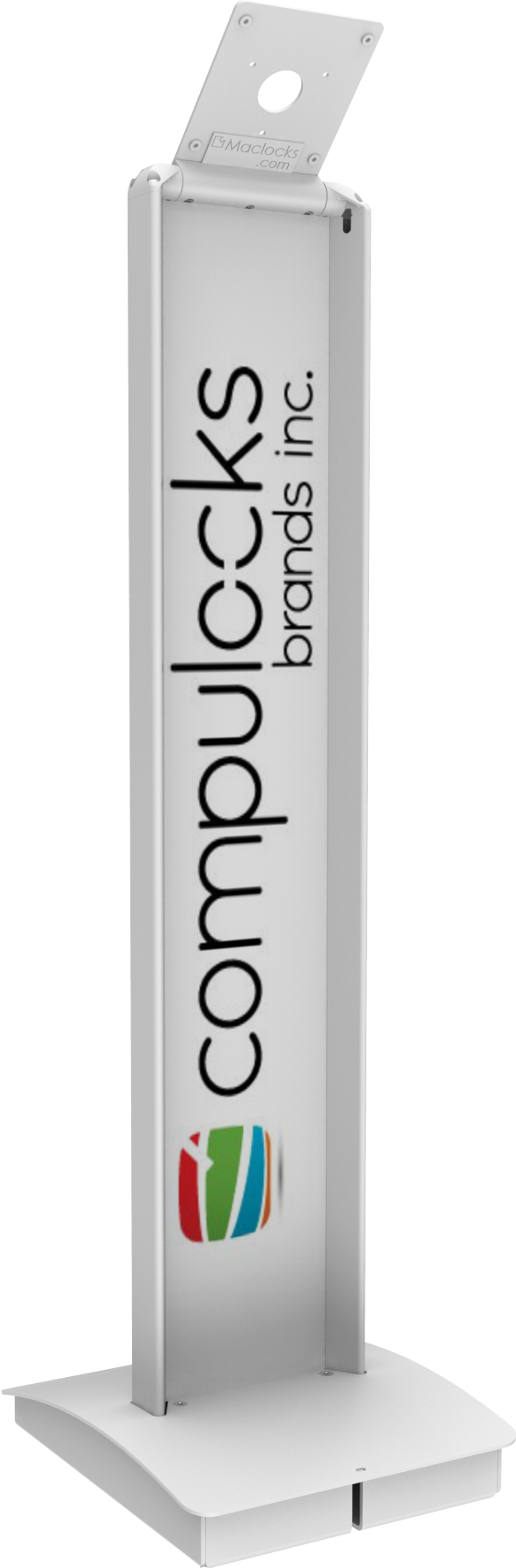 Купить Compulocks Tablet Floor Stand Branded Mount BrandME - White - Aufstellung - Aluminium - weiß - stehend (140W) в магазине wardena.ru