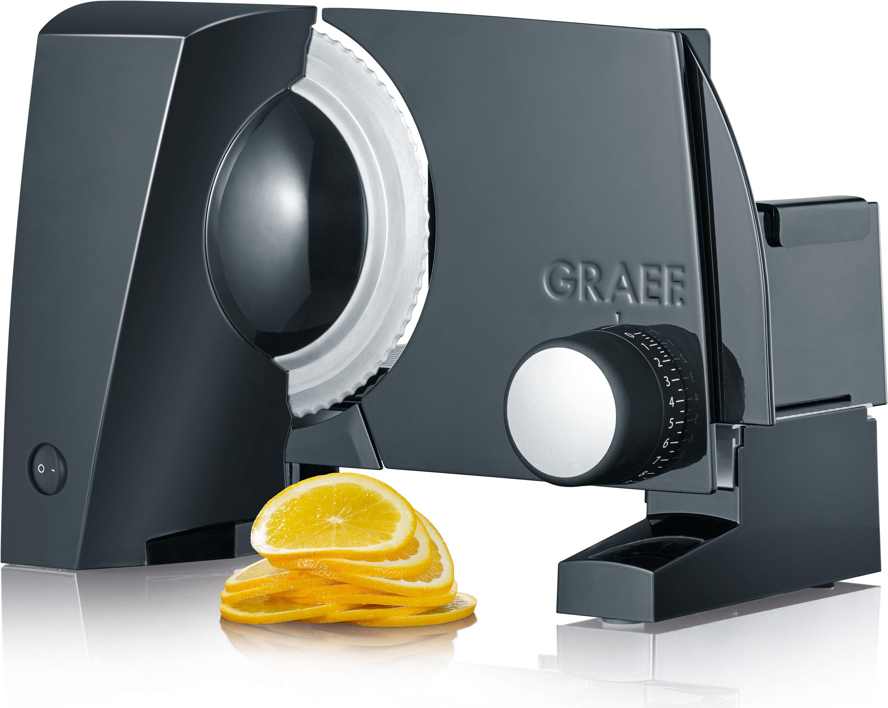 Купить Graef S 10002 Elektro 170W Aluminium Schwarz Schneidemaschine (S 10002) (S10002) в магазине wardena.ru