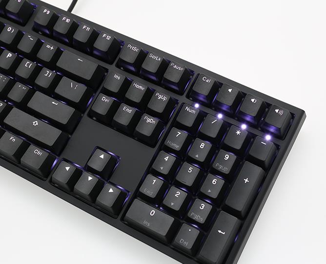Купить Ducky One 2 Backlit PBT Gaming Tastatur, MX-Blue, weiße LED - schwarz (DKON1808S-CDEPDAZW1) в магазине wardena.ru