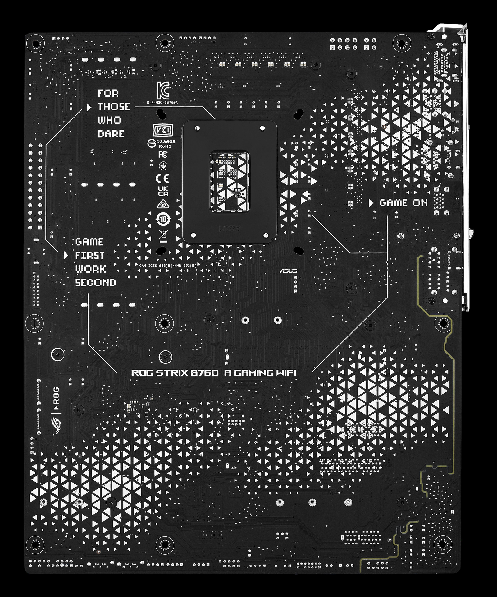 Купить ASUS ROG STRIX B760-A GAMING WIFI - Intel - LGA 1700 - Intel® Celeron® - Intel® Pentium® Gold - Intel® Core™ i3 - Intel® Core™ i5 - Intel® Core™... - LGA 1700 - DDR5-SDRAM - 192 GB (90MB1EP0-M1EAY0) в магазине wardena.ru