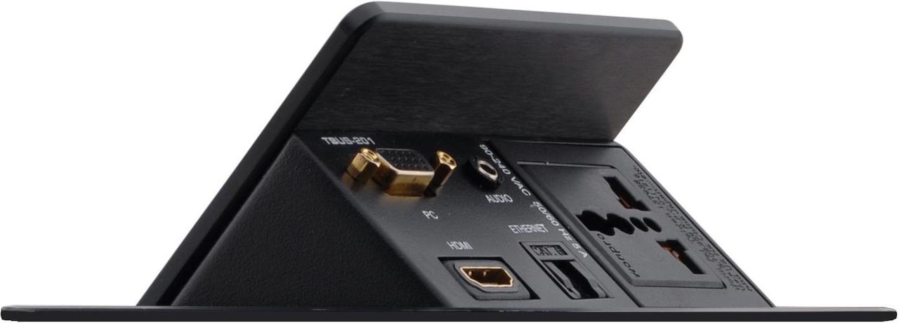 Купить Kramer TBUS-201xl - Anschlussdose, Unterputz - HD-15, RJ-45, Mini-Phone 3,5 mm, HDMI - Schwarz (91-000031) в магазине wardena.ru