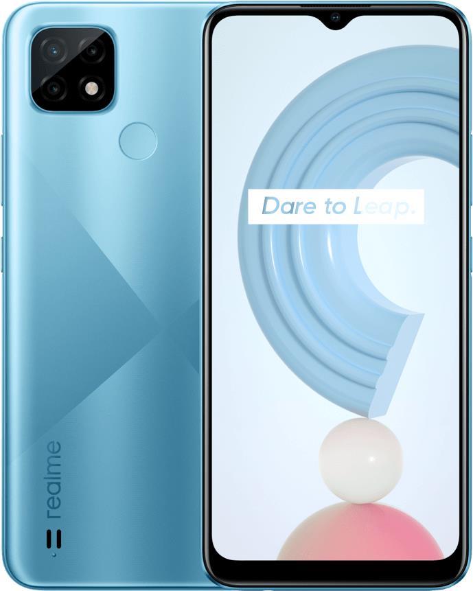 Купить Realme C21 - 4G Smartphone - Dual-SIM - RAM 4 GB / Internal Memory 64 GB - microSD slot - LCD-Anzeige - 6.5" - 1600 x 720 Pixel - Triple-Kamera 13 MP, 2 MP, 2 MP - front camera 5 MP - Cross Blue (RMC21-B64) в магазине wardena.ru