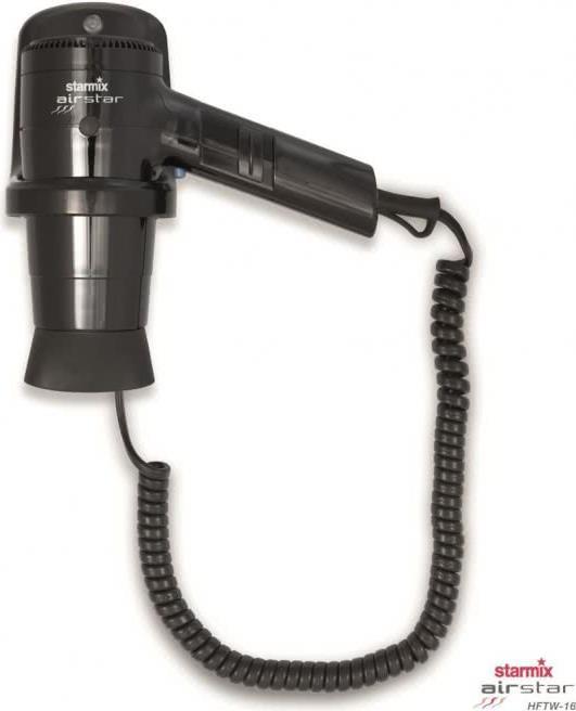 Купить ELECTROSTAR GmbH - Starmix Hand-Haartrockner HFTW 16 inkl. Wandhalter schwarz (012964) в магазине wardena.ru