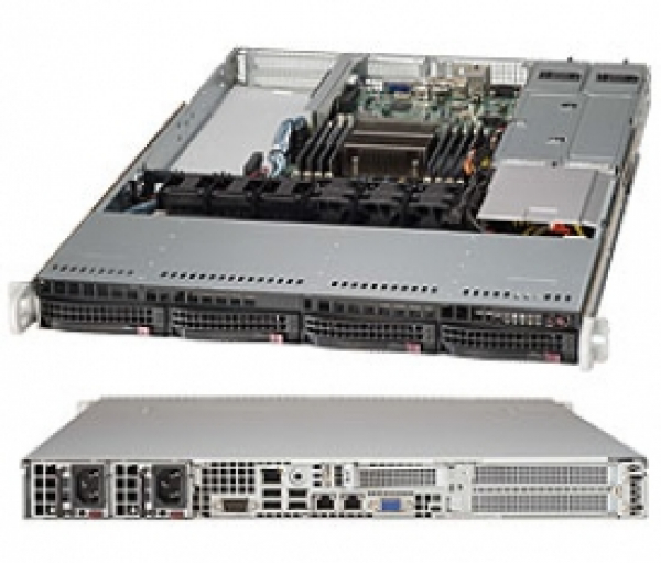 Купить Chassis Supermicro CSE-815TQ-R500WB 1U 500W Redundant Hot-Swap 4xHDD SATA/SAS в магазине wardena.ru