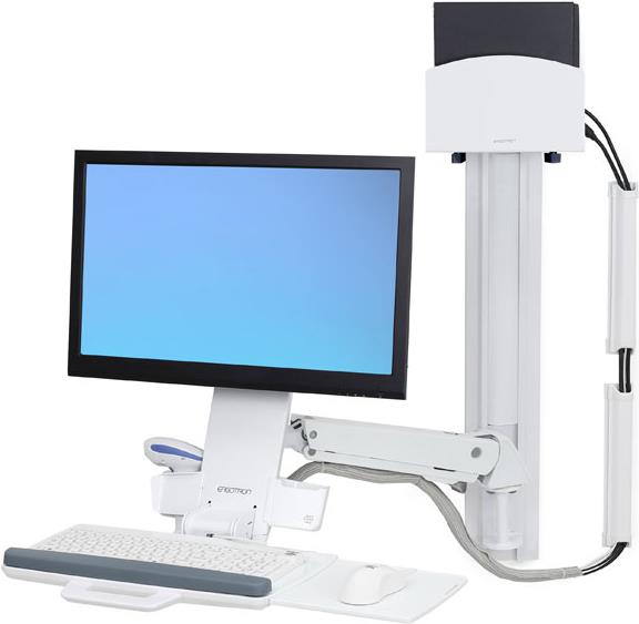 Купить Ergotron StyleView Sit-Stand Combo System with Small CPU Holder - Befestigungskit (Griff, Gelenkarm, CPU-Halter, Maushalterung, 2 Kabelkanäle, Handgelenkkissen, Wandschiene, Tastatur-Tablett, wall CPU mount, adjustable m (45-273-216) в магазине wardena.ru