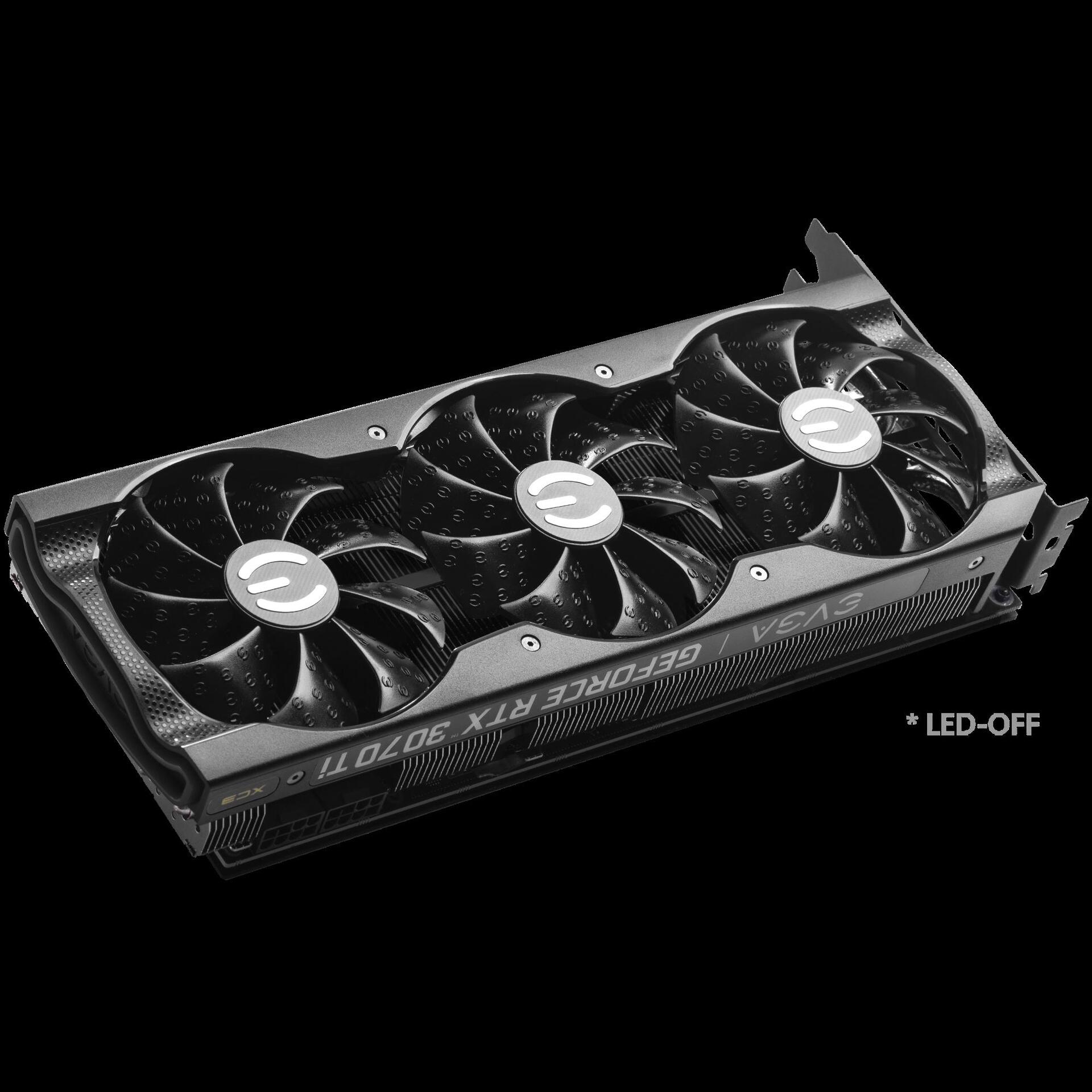 Купить EVGA GeForce RTX 3070 Ti Ultra Gaming, 8GB GDDR6X, HDMI, 3x DP (08G-P5-3785-KL) в магазине wardena.ru