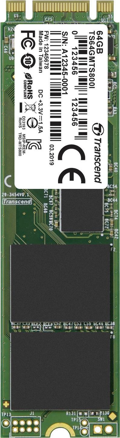 Купить Transcend TS64GMTS800I Internes Solid State Drive M.2 64 GB Serial ATA III MLC (TS64GMTS800I) в магазине wardena.ru