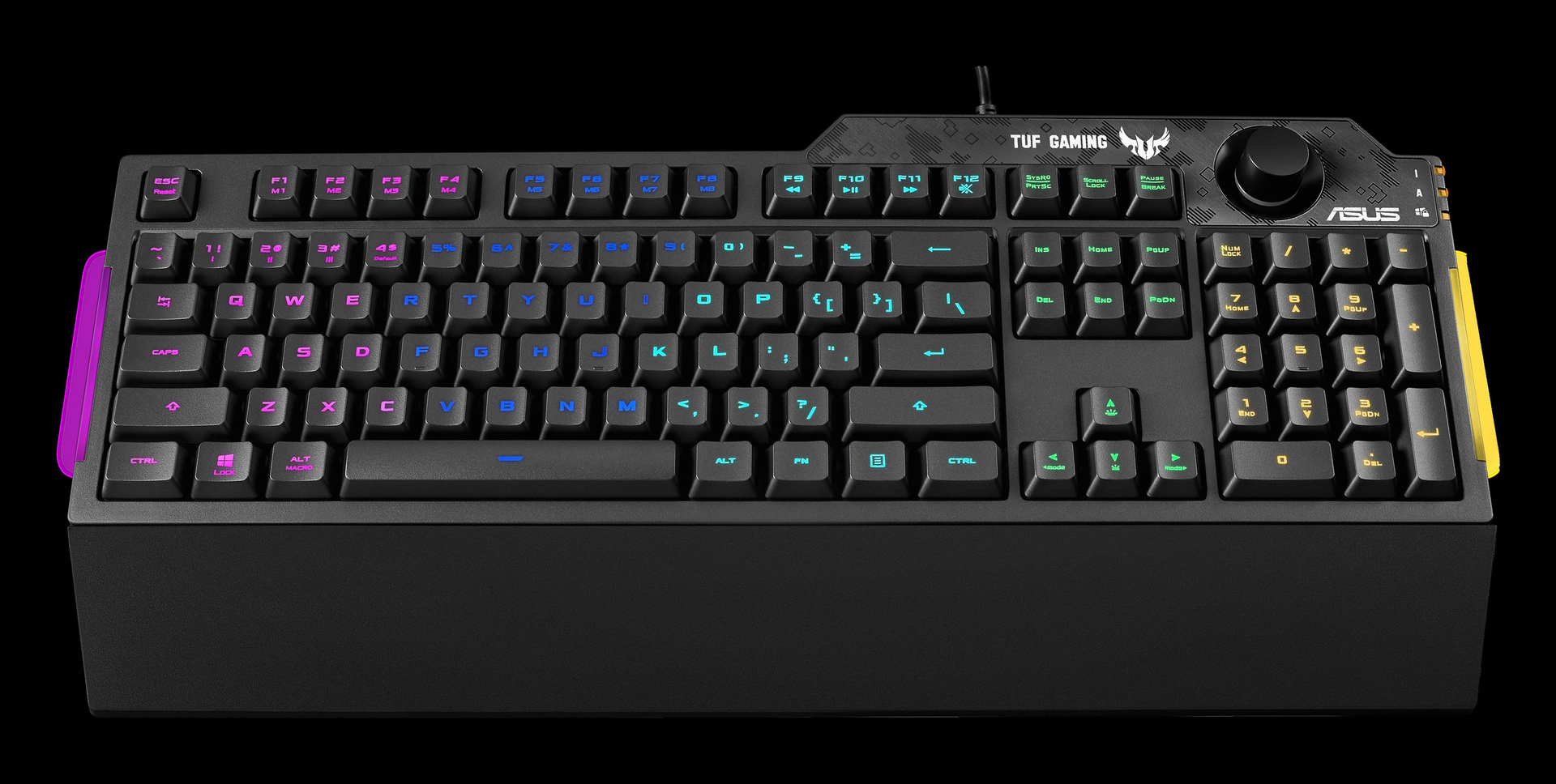 Купить ASUS TUF GAMING K1 Tastatur USB Schwarz (90MP01X0-BKUA00) в магазине wardena.ru