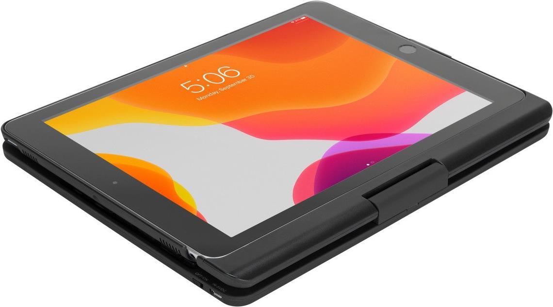 Купить Targus THZ857DE - QWERTY - Deutsch - Apple - iPad (8th and 7th gen.) 10.2"  - iPad Air 10.5"  - iPad Pro 10.5"  - Schwarz - 26,7 cm (10.5" ) (THZ857DE) в магазине wardena.ru