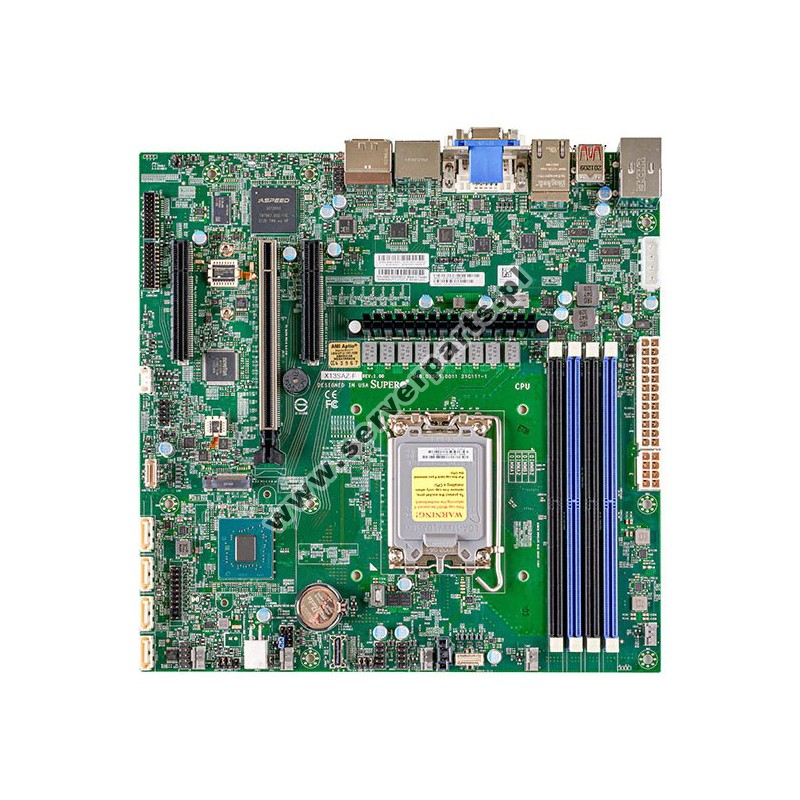 Купить Motherboard Supermicro MBD-X13SAZ-F R680E LGA1700 12th Generation Intel Core i9/Core i7/Core i5/Core i3/Pentium/Celeron Processor SATA M.2 DDR5 в магазине wardena.ru