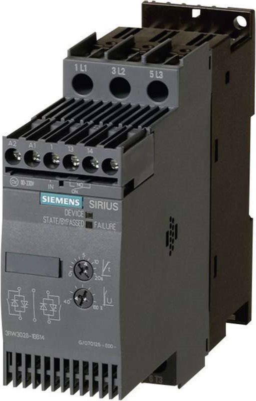 Купить Siemens Sanftstarter Motorleistung bei 400 V 1.5 kW Motorleistung bei 230 V 0.75 kW 400 V/AC Nennstrom 3.6 A 3RW3013 (3RW3013-1BB14) в магазине wardena.ru