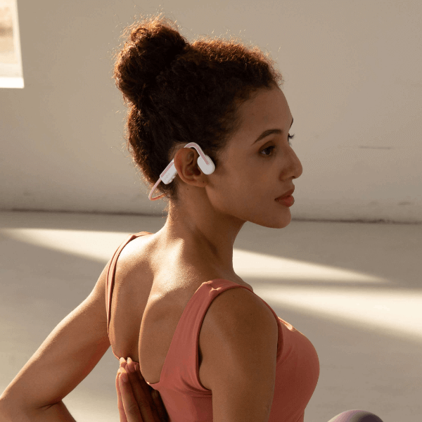 Купить AfterShokz OpenMove - Kopfhörer mit Mikrofon - offenes Ohr - hinter dem Nacken angebracht - Bluetooth - kabellos - pink (S661PK) в магазине wardena.ru