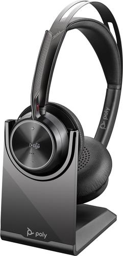Купить POLY VFOCUS2-M Headset mit Ladestation - Kabellos - Büro/Callcenter - 176 g - Kopfhörer - Schwarz (77Y87AA) в магазине wardena.ru