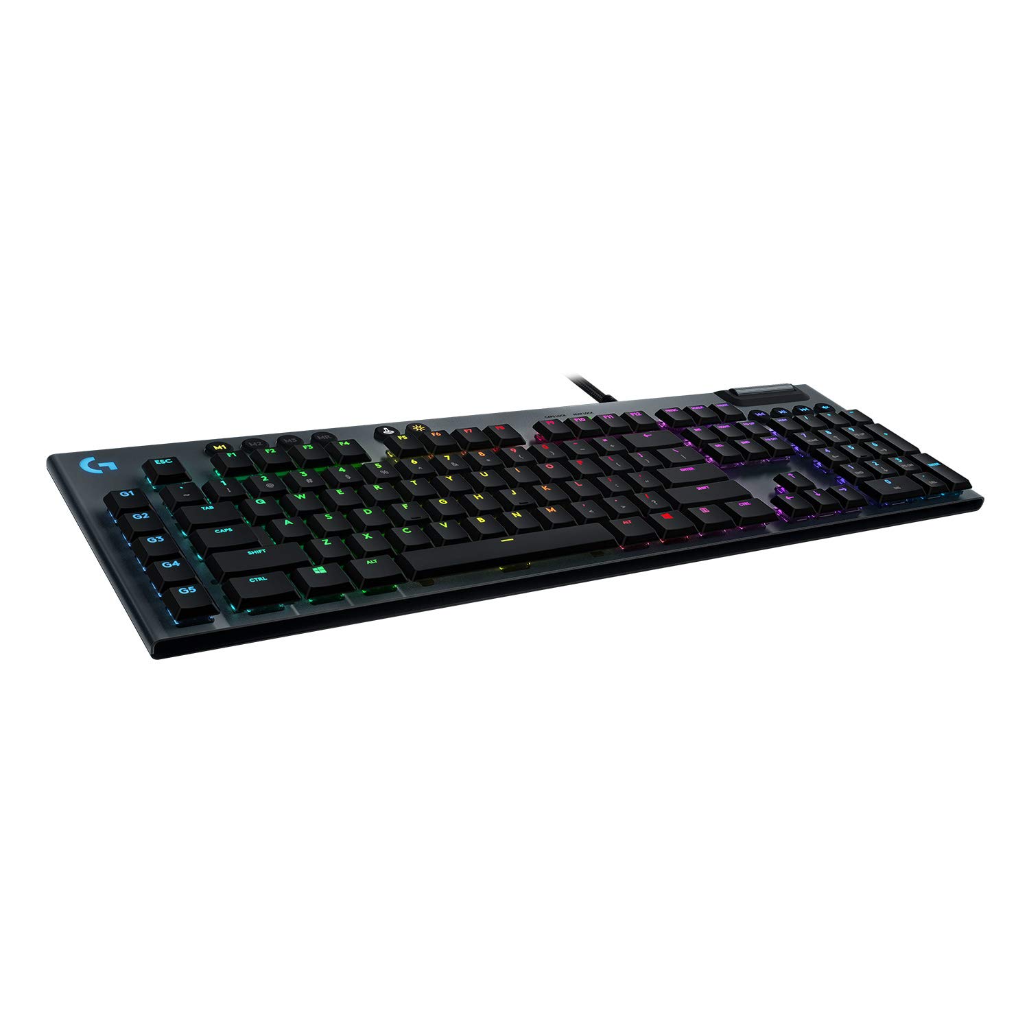 Купить Logitech G G815 Tastatur USB QWERTY US International Schwarz (920-009095) в магазине wardena.ru