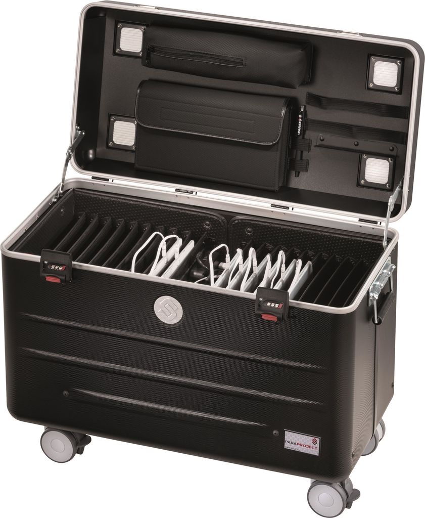 Купить PARAT PARAPROJECT Case i20 - Wagen (nur Laden) für 20 Tablets - verriegelbar - Aluminium, ABS-Kunststoff, Conpearl - Schwarz - Bildschirmgröße: bis zu 27,9 cm (bis zu 27,90cm (11") ) (208.620-151) в магазине wardena.ru