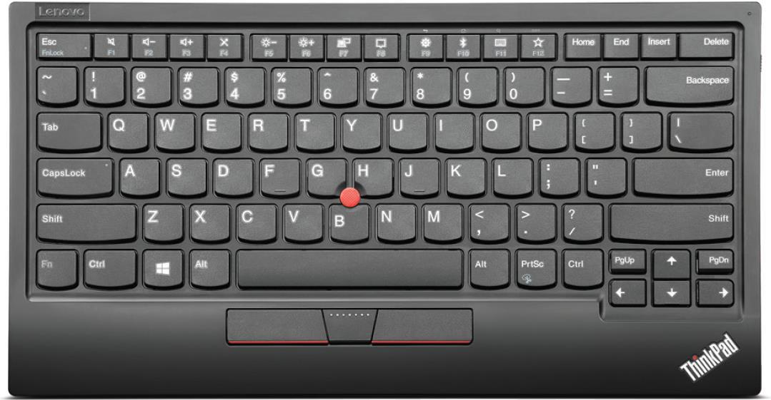 Купить Lenovo ThinkPad TrackPoint Keyboard II - Tastatur - mit Trackpoint - kabellos - 2.4 GHz, Bluetooth 5.0 - QWERTY - Italienisch - Tastenschalter: Scissor-Key - Pure Black - für IdeaPad S340-14, ThinkCentre M70s Gen 3, M70t (4Y40X49512) в магазине wardena.ru