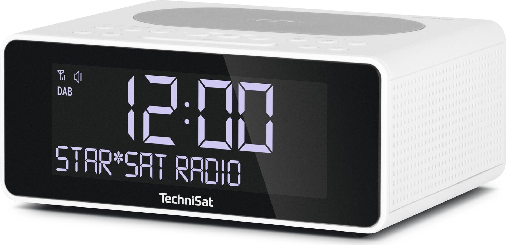 Купить TechniSat DigitRadio 52 - Radiouhr - weiß (0001/3914) в магазине wardena.ru
