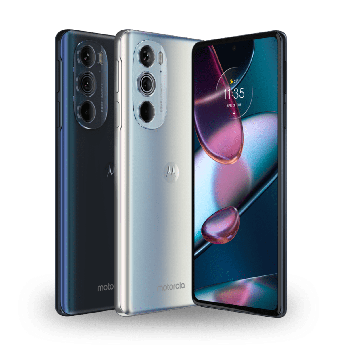 Купить Motorola Edge 30 Pro - 5G Smartphone - Dual-SIM - RAM 12 GB / 256 GB - OLED-Display - 6.7" - 2400 x 1080 Pixel (144 Hz) - Triple-Kamera 50 MP, 50 MP, 2 MP - front camera 60 MP - kosmosblau (PASS0013SE) в магазине wardena.ru