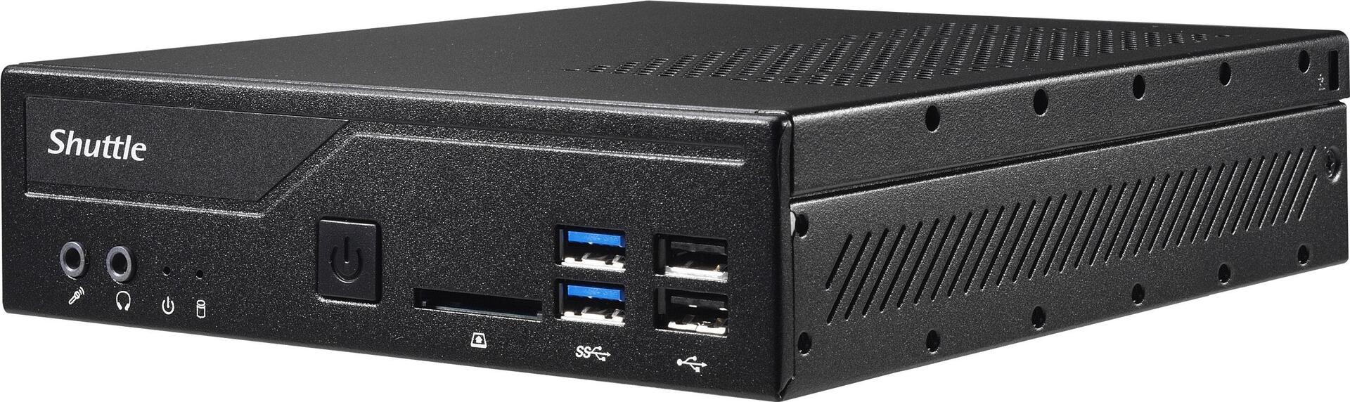 Купить Shuttle XPC slim DH410 - Barebone - Slim-PC - LGA1200-Sockel - Intel H410 - keine CPU - RAM 0GB - GigE (DH410) в магазине wardena.ru