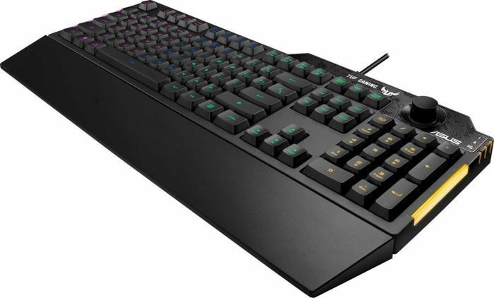 Купить ASUS TUF Gaming K1 - Tastatur - backlit - USB - Deutsch - Schwarz (90MP01X0-BKDA00) в магазине wardena.ru