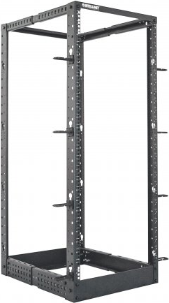 Купить Intellinet Open Frame - Open frame rack (4 post) - Schwarz, RAL 9005 - 26U - 48,3 cm (19") (714242) в магазине wardena.ru