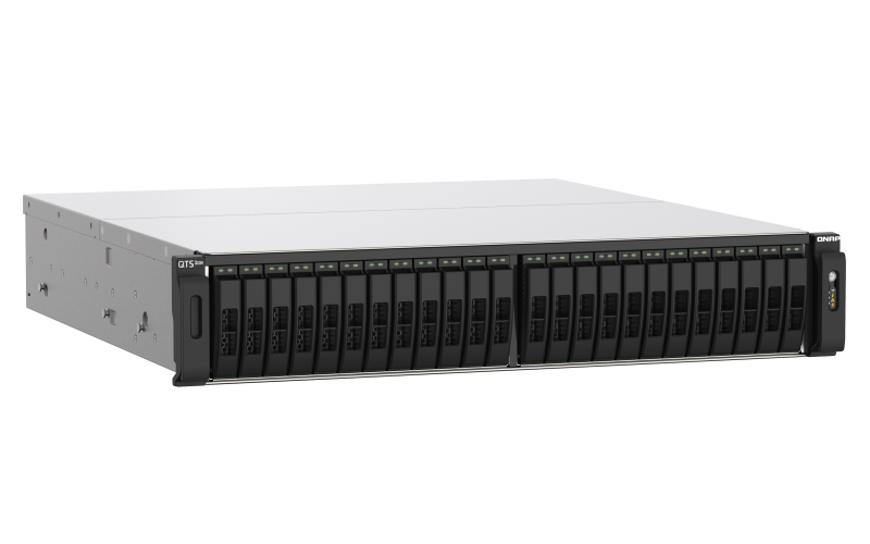 Купить QNAP TS-H2490FU - NAS-Server - 24 Schächte - Rack - einbaufähig - PCI Express 3.0 x4 (NVMe) - RAID 0, 1, 5, 6, 10, 50, JBOD, 60 - RAM 128 GB - 25 Gigabit Ethernet - iSCSI (TS-H2490FU-7302P-128G) в магазине wardena.ru