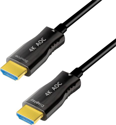 Купить LogiLink HDMI AOC Hybrid Glasfaserkabel, 4K/60Hz, 30 m HDMI-A Stecker - HDMI-A Stecker, aktives optisches Hybrid - 1 Stück (CHF0103) в магазине wardena.ru