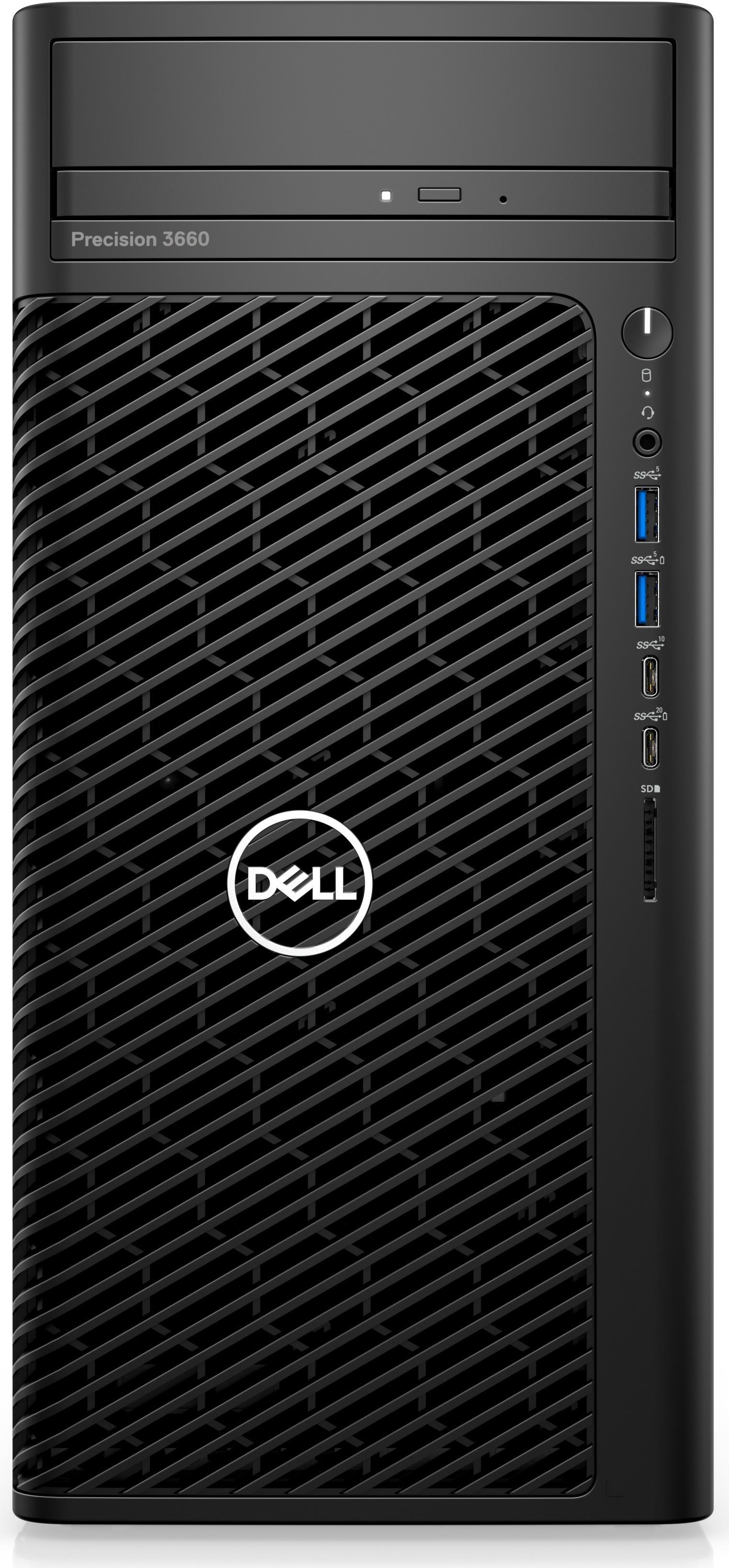 Купить Dell 3660 Tower - MT - 1 x Core i7 12700K / 3.6 GHz - vPro - RAM 16 GB - SSD 512 GB - NVMe, Class 40 - DVD-Writer - RTX A2000 - GigE - Win 10 Pro 64-Bit (mit Win 11 Pro Lizenz) - Monitor: keiner - Schwarz - BTS - mit 3 J (PYNPC) в магазине wardena.ru