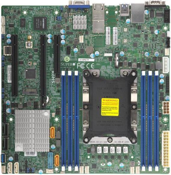 Купить SUPERMICRO X11SPM-TF - Motherboard - micro ATX - Socket P - C622 - USB 3.0 - 2 x 10 Gigabit LAN - Onboard-Grafik (MBD-X11SPM-TF-O) в магазине wardena.ru