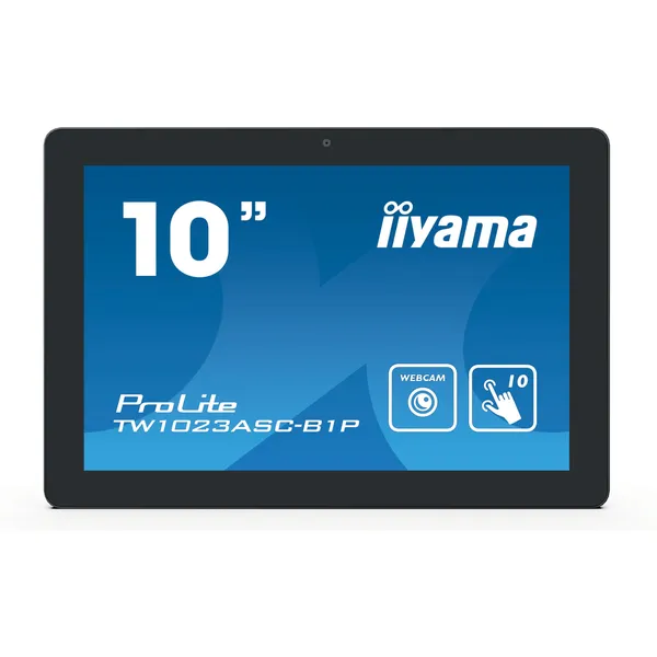 Купить iiyama ProLite TW1023ASC-B1P - LED-Monitor - 25.5 cm (10.1") - feststehend - Touchscreen - 1280 x 800 - IPS - 450 cd/m² - 1000:1 - 25 ms - HDMI - Lautsprecher - Schwarz, Matte в магазине wardena.ru