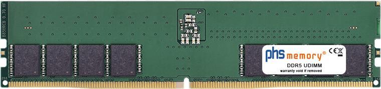 Купить PHS-memory 8GB RAM Speicher passend für Lenovo ThinkStation P360 Tiny DDR5 UDIMM 4800MHz PC5-38400-U (SP416900) в магазине wardena.ru