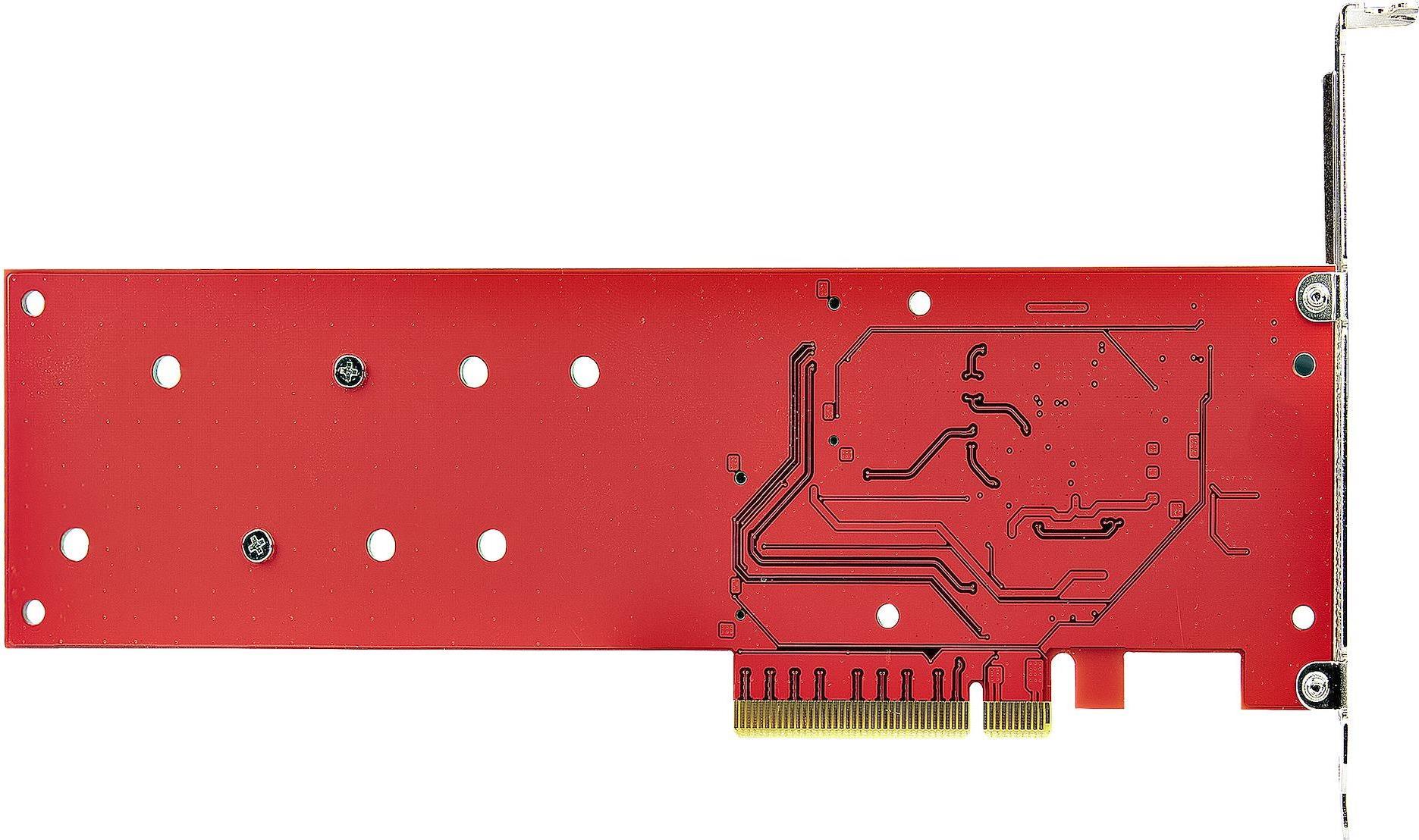 Купить STARTECH.COM Dual M 2 PCIe AdapterKarte PCIe x8/ x16 auf Dual AHCI oder NVMe M.2 SSDs PCI Express 4.0 Bifurkation Erforderlich (DUAL-M2-PCIE-CARD-B) в магазине wardena.ru