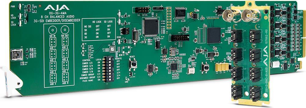 Купить AJA OG-3G-AMA - SDI Embedder/De-Embedder - Grün - 2048 x 1080 Pixel - 480i,576i,720p,1080i,1080p - 0 - 40 °C - -40 - 60 °C (OG-3G-AMA) в магазине wardena.ru