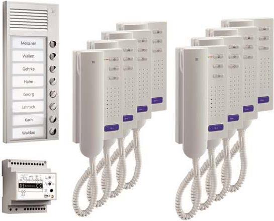 Купить TCS Türsprechanlagen-Set PPA08-EN/02 pre pack8 AP 8Teilnehmer (PPA08-EN/02) в магазине wardena.ru
