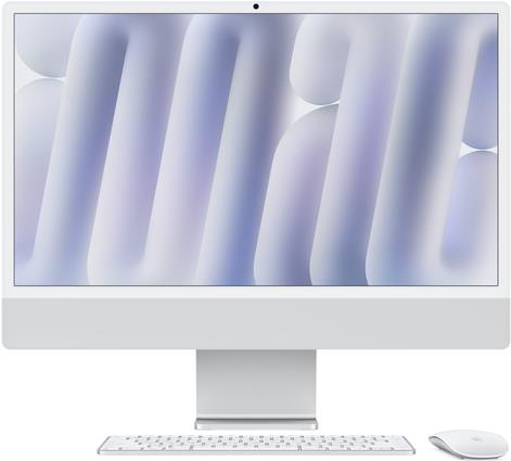 Купить APPLE IMAC 24 M4 8/8/16 16GB 512GB GE STD MM K - SILVER (Z1E2-DE08) в магазине wardena.ru