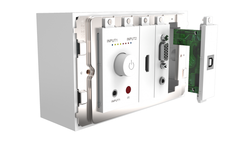 Купить VISION TechConnect 3 Wall-Mount Faceplate Package - Modulares Faceplate-Kit mit Snap-ins und Kabeln - HD-15, Mini-Phone Stereo 3,5 mm, HDMI, USB-Typ B - Mattes Weiß - Abdeckung mit zwei Aussparungen (TC3-PK+PK3MCABLES) в магазине wardena.ru