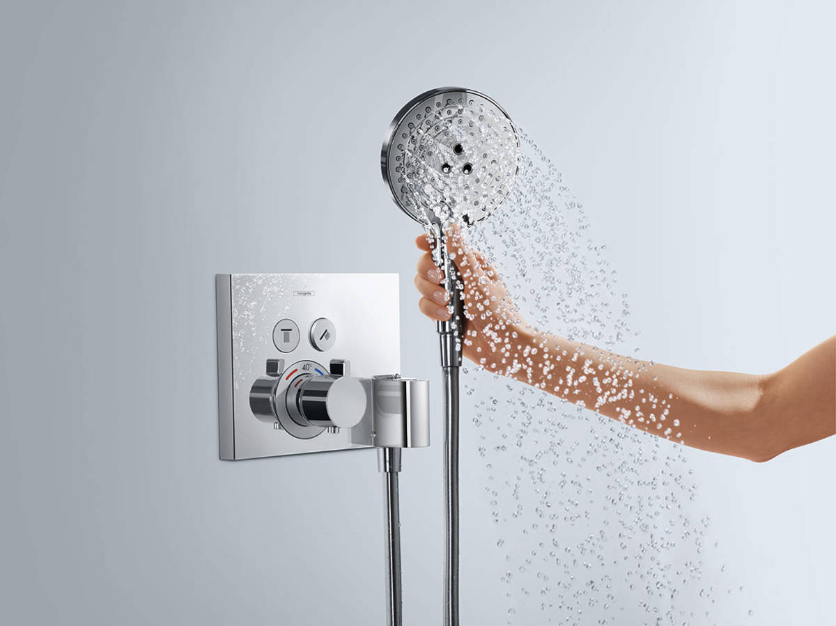 Купить Hansgrohe ShowerSelect Термостат ShowerSelect для 2 потребителей СМ хром 15765000 в магазине wardena.ru