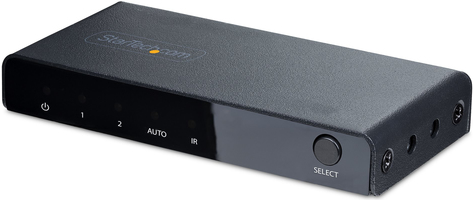 Купить StarTech.com 2-Port 8K HDMI Switch, HDMI 2,1 Switcher 4K 120Hz/8K 60Hz UHD, HDR10+, HDMI Switch 5,10cm (2") 1 Out, Auto/Manual Source Switching, Remote Control and Power Adapter Included - 7,1 Channel Audio/eARC (2PORT-H (2PORT-HDMI-SWITCH-8K) в магазине wardena.ru
